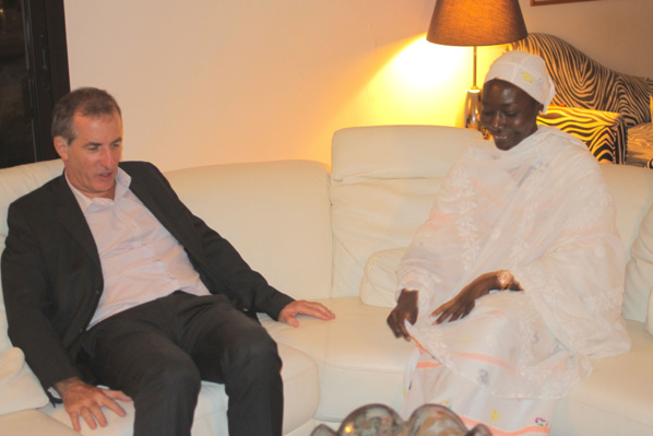 Christophe Bigot, l'Ambassadeur de la France au Sénégal, a présenté à ses condoléances à Coumba Gawlo