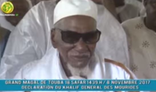 La déclaration du Khalife des mourides, Serigne Cheikh Sidy Mokhtar