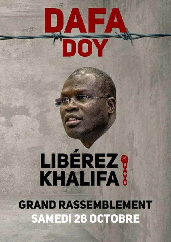 Discrètement, les partisans de Khalifa Sall organisent un grand rassemblement prévu ... demain , mais ...