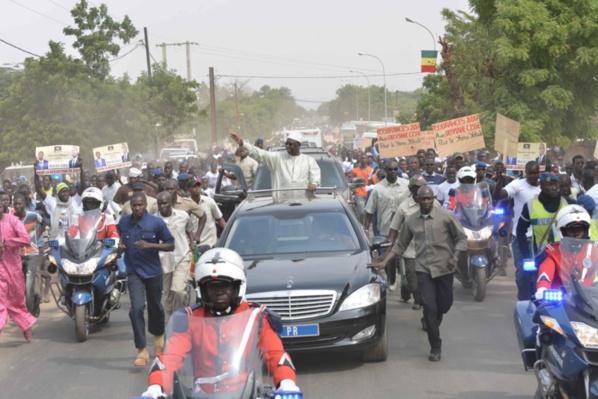 Programme du Chef de l'État Macky Sall à Touba Programme du Chef de l'État Macky Sall à Touba