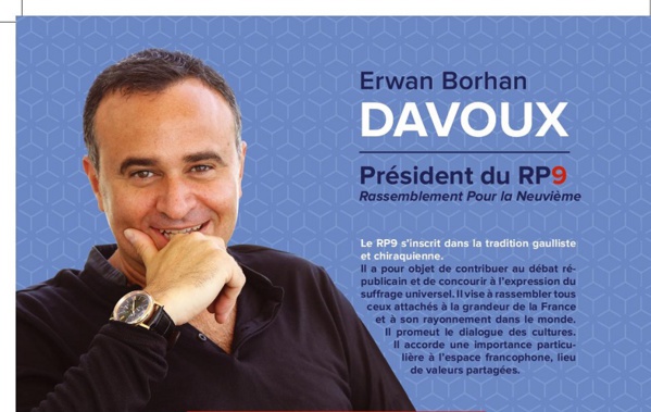 Erwan Davoux lance le parti RP9: « Je veux fédérer et porter la voix des Français du Maghreb et de l'Afrique de l’Ouest... » Erwan Davoux lance le parti RP9: « Je veux fédérer et porter la voix des Français du Maghreb et de l'Afrique de l’Ouest... »