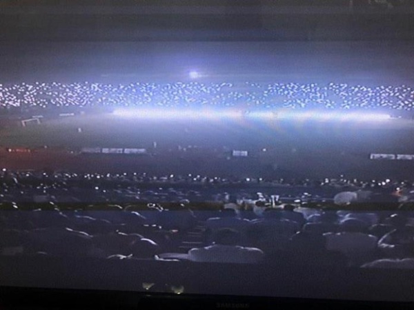 Photo : Sénégal – Afrique du Sud : blackout total dans le stade