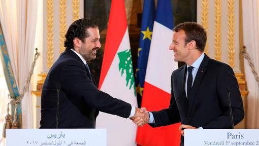 L'ex Premier ministre libanais en France 