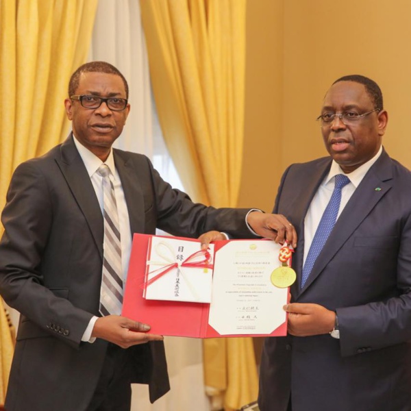 Youssou Ndour reçu à la présidence de la république