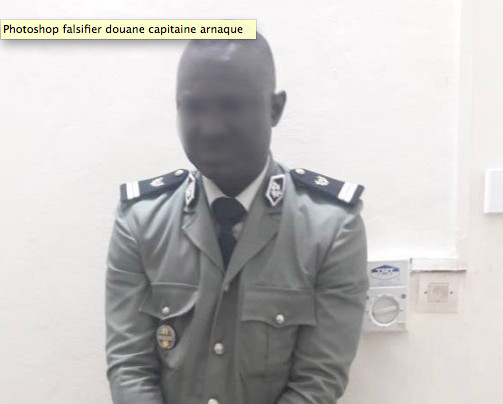 Un voyou devient « capitaine de Douane » grâce à Photoshop Un voyou devient « capitaine de Douane » grâce à Photoshop