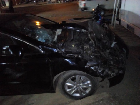 Photos : L’impressionnant accident de la Peugeot 508 d’Abdoulaye Wilane