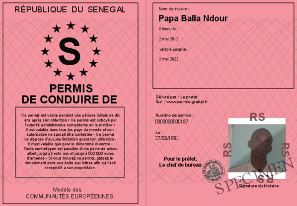 OUVERTURE DU CENTRE D’ENREGISTREMENT DES NOUVEAUX PERMIS DE CONDUIRE, LUNDI