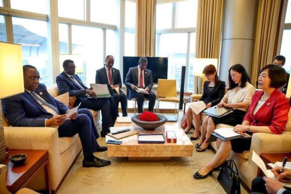 Les dessous de l'audience entre Macky et  la Présidente du conseil d’administration d’Exim Bank China,