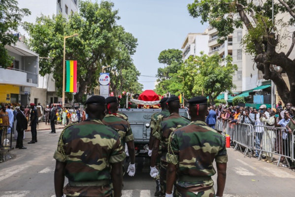 Les images de la levée du corps de feu Bruno Diatta Les images de la levée du corps de feu Bruno Diatta