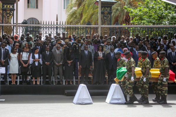 Les images de la levée du corps de feu Bruno Diatta Les images de la levée du corps de feu Bruno Diatta