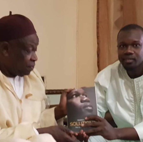 Ousmane Sonko en visite de courtoisie chez Serigne Mansour SY Jamil