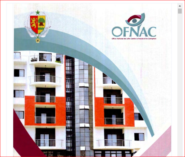 Voici le rapport d’activités 2016 de l’Office National de lutte contre la Fraude et la Corruption (OFNAC)