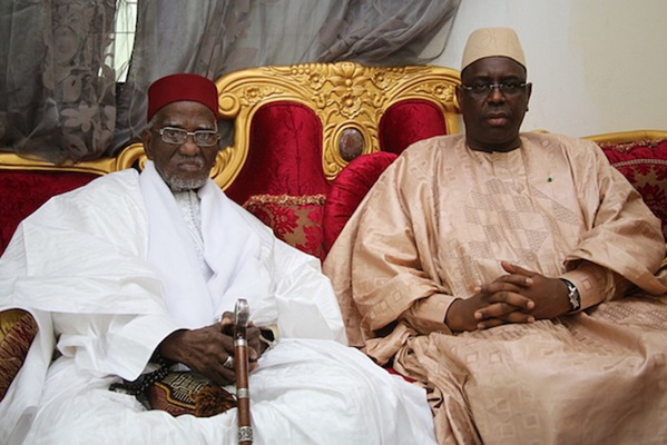 image d'archive (Le Pr Sall et le défunt khalif)