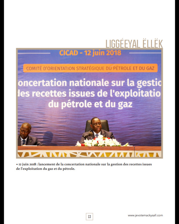 Après sa démonstration de force du week-end, voici le programme du candidat-sortant Macky Sall qui fera...mouche !