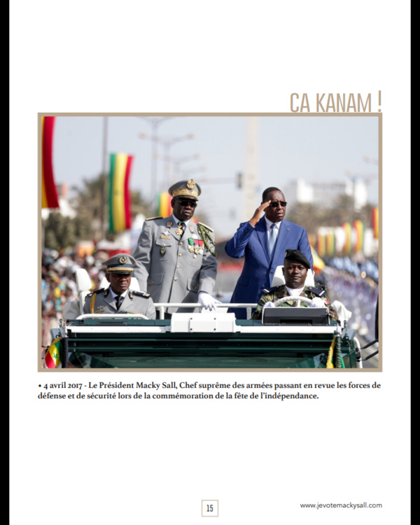 Après sa démonstration de force du week-end, voici le programme du candidat-sortant Macky Sall qui fera...mouche !