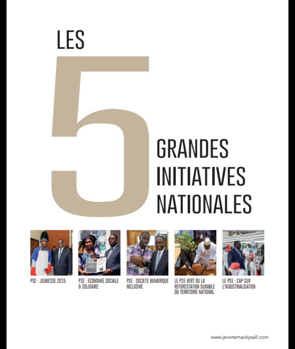 Après sa démonstration de force du week-end, voici le programme du candidat-sortant Macky Sall qui fera...mouche !