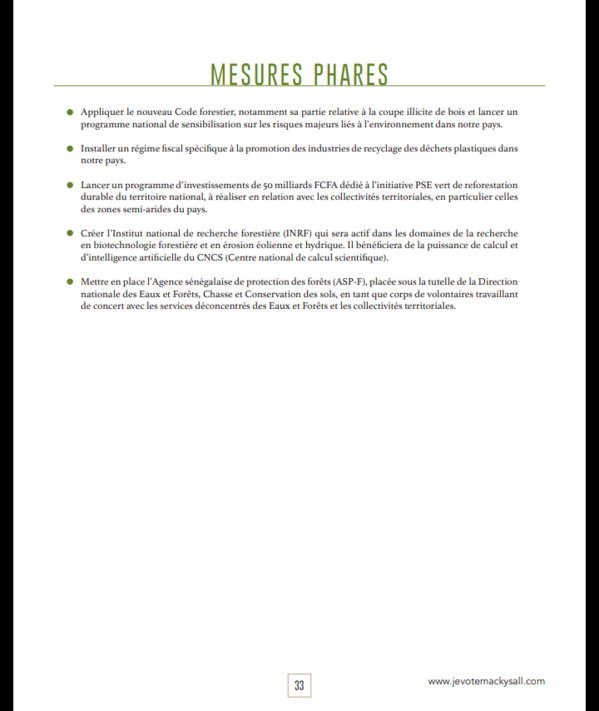 Après sa démonstration de force du week-end, voici le programme du candidat-sortant Macky Sall qui fera...mouche ! Après sa démonstration de force du week-end, voici le programme du candidat-sortant Macky Sall qui fera...mouche !