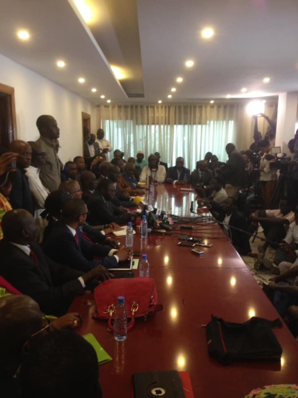 TEXTE LIMINAIRE CONFERENCE DE PRESSE DU COLLECTIF DES 23 CANDIDATS DE L’OPPOSITION C23