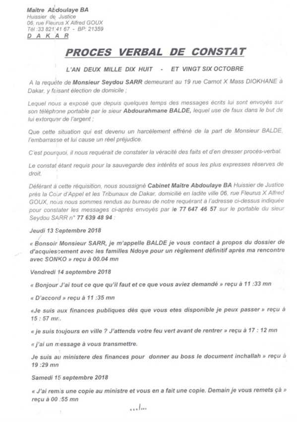 M. Sonko, je relève votre défi de prouver le mensonge et l'escroquerie ( Marvel )
