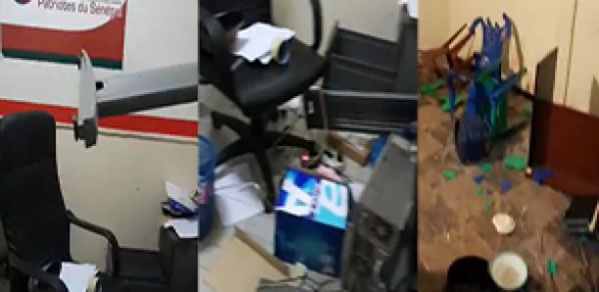 Urgent : Des hommes armés et encagoulés saccagent le siège de Pastef [Vidéo]