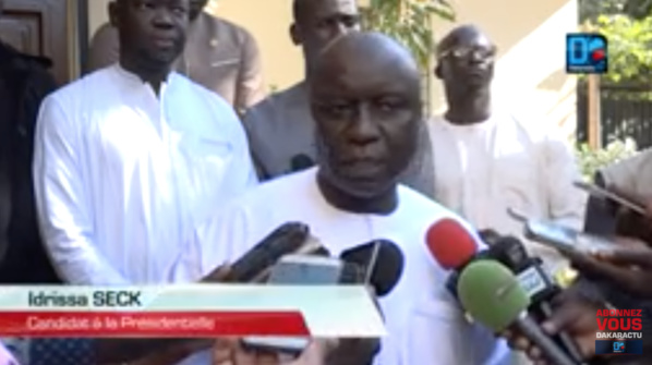 Idrissa Seck calme le jeu : «Nous ferons tout ce qui est en notre pouvoir pour la préservation de la paix de notre pays…»