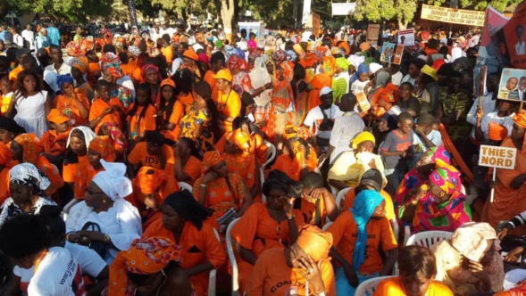 Le candidat Idrissa Seck réussi le pari de la mobilisation à Thiès Le candidat Idrissa Seck réussi le pari de la mobilisation à Thiès