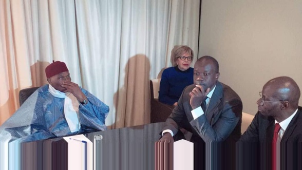 Les images de la rencontre Wade et Sonko Les images de la rencontre Wade et Sonko