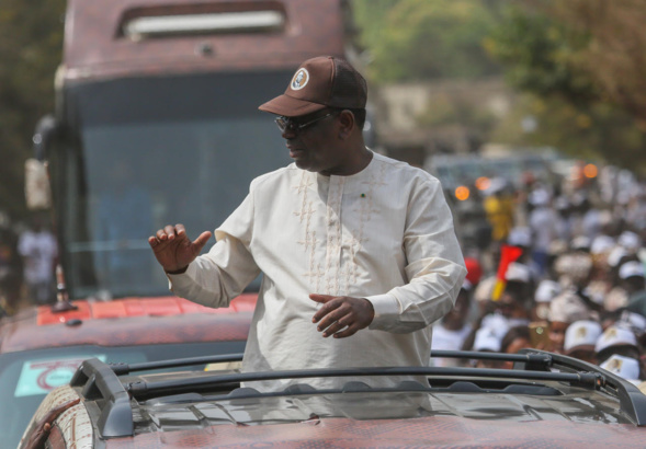 ​Arrivée à Sedhiou : Macky Sall triomphal dans le Pakao