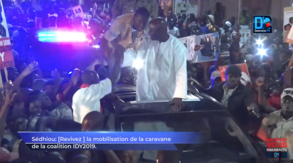 Sédhiou : Revivez la mobilisation de la caravane de la coalition IDY2019.