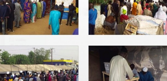 Darou Marnane : Forte l'affluence au centre de vote de Me Madické Niang Darou Marnane : Forte l'affluence au centre de vote de Me Madické Niang