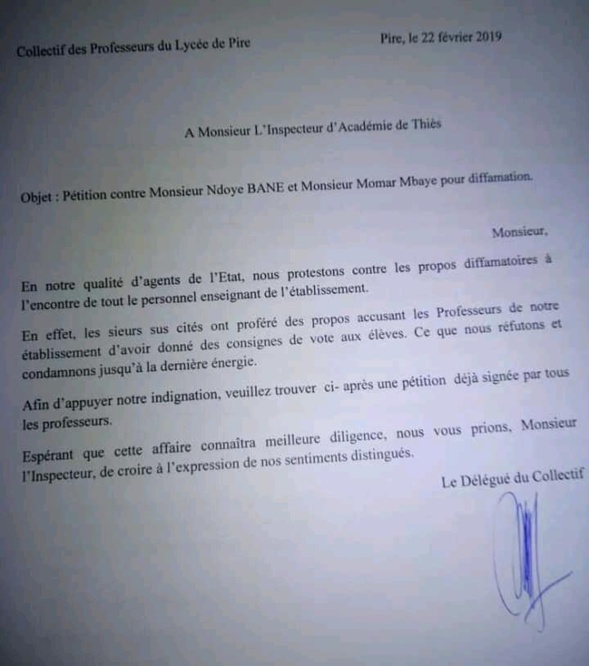 Pour avoir déclaré que les enseignants de Pire roulent pour Sonko, l'animateur Ndoye  Bane sous le coup d'une... plainte