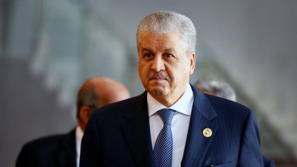 Abdelmalek Sellal, alors Premier ministre de l'Algérie, à Addis Abeba le 31 janvier 2017