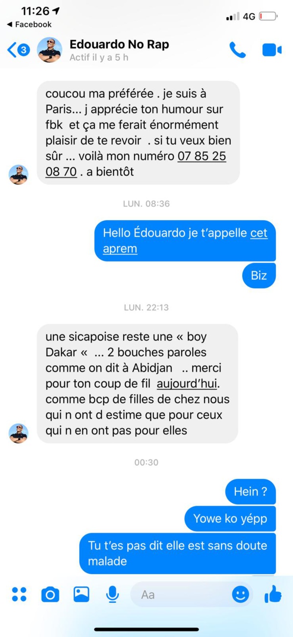 Les graves révélations de Thiouthe Diop :" Dj Edouardo m'harcèle depuis plus de 10 ans (...) Il me dit :"j'ai un gros sexe, je ne vais pas te faire mal (...)"