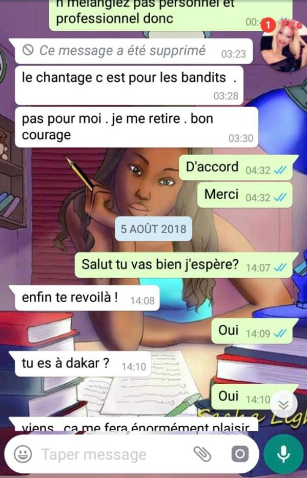 Les graves révélations de Thiouthe Diop :" Dj Edouardo m'harcèle depuis plus de 10 ans (...) Il me dit :"j'ai un gros sexe, je ne vais pas te faire mal (...)" Les graves révélations de Thiouthe Diop :" Dj Edouardo m'harcèle depuis plus de 10 ans (...) Il me dit :"j'ai un gros sexe, je ne vais pas te faire mal (...)"