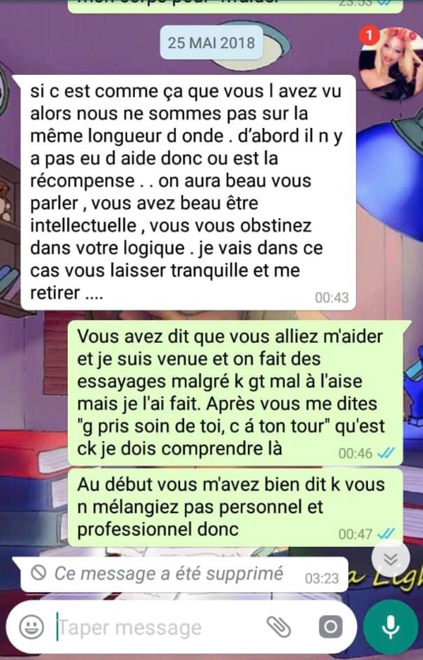 Les graves révélations de Thiouthe Diop :" Dj Edouardo m'harcèle depuis plus de 10 ans (...) Il me dit :"j'ai un gros sexe, je ne vais pas te faire mal (...)" Les graves révélations de Thiouthe Diop :" Dj Edouardo m'harcèle depuis plus de 10 ans (...) Il me dit :"j'ai un gros sexe, je ne vais pas te faire mal (...)"