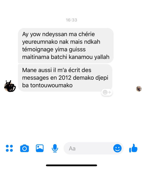 Les graves révélations de Thiouthe Diop :" Dj Edouardo m'harcèle depuis plus de 10 ans (...) Il me dit :"j'ai un gros sexe, je ne vais pas te faire mal (...)" Les graves révélations de Thiouthe Diop :" Dj Edouardo m'harcèle depuis plus de 10 ans (...) Il me dit :"j'ai un gros sexe, je ne vais pas te faire mal (...)"