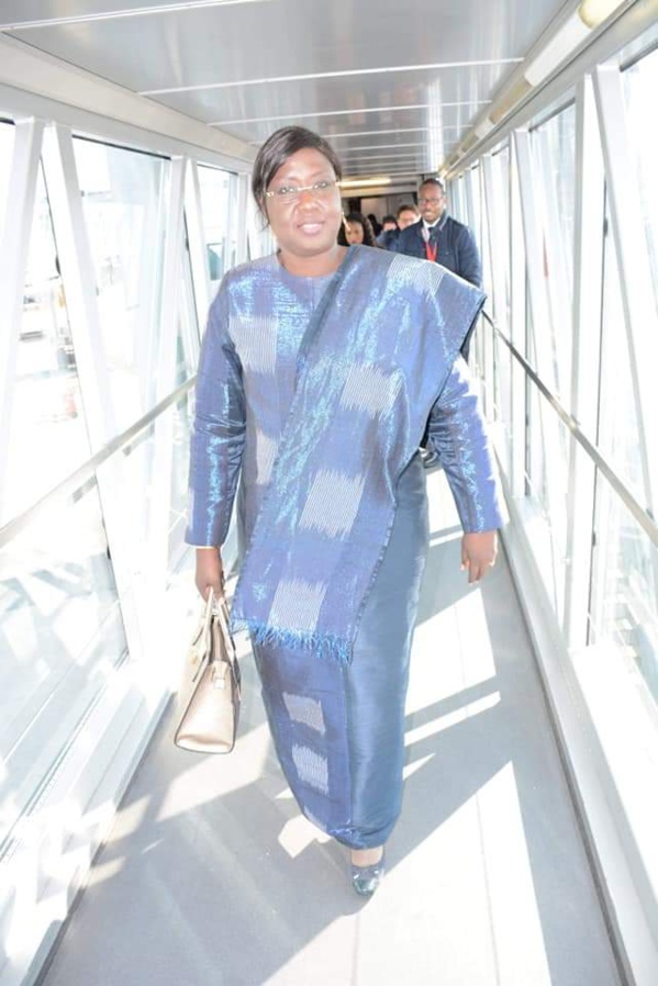 Le ministre du Transport Aérien, Maïmouna Ndoye Seck "teste"  AIR SENEGAL après sa commercialisation !