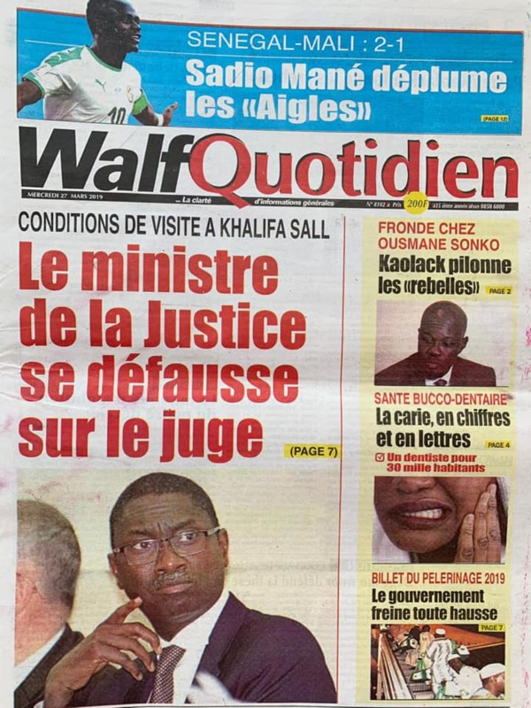 UNE DES QUOTIDIENS