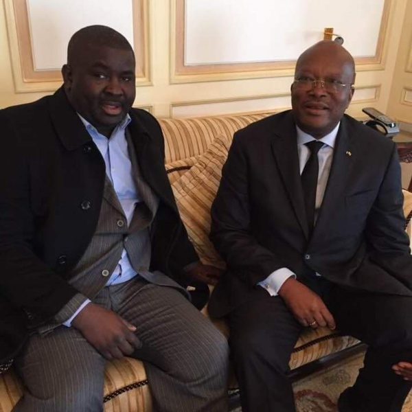 L'homme d'affaires Abdou Lahad Ndiaye souhaite la bienvenue au Sénégal à son ami le Pr Kaboré