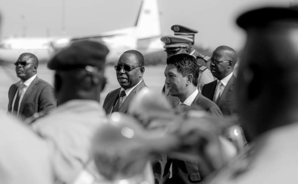 PRESTATION DE SERMENT DE MACKY SALL- Les images de l'arrivée à Dakar du PR Malgache Andry Rajoelina