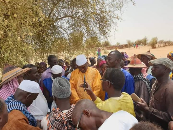 Pose de la première pierre du poste de santé de Belinaybe Pose de la première pierre du poste de santé de Belinaybe