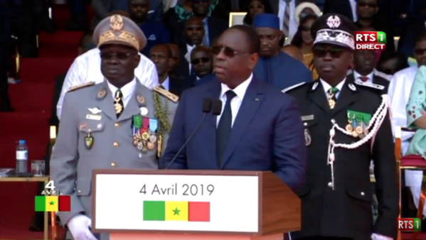 Défilé du 4 avril 2019: Discours du Président Macky Sall Défilé du 4 avril 2019: Discours du Président Macky Sall