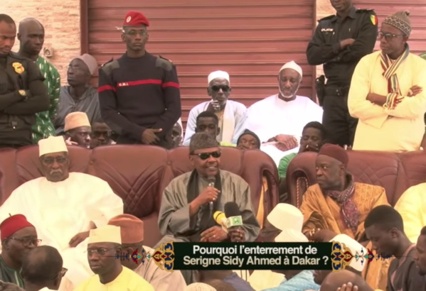 Serigne Pape Malick Sy révèle pourquoi Serigne Ahmed Sy a été inhumé à Yoff (vidéo) Serigne Pape Malick Sy révèle pourquoi Serigne Ahmed Sy a été inhumé à Yoff (vidéo)