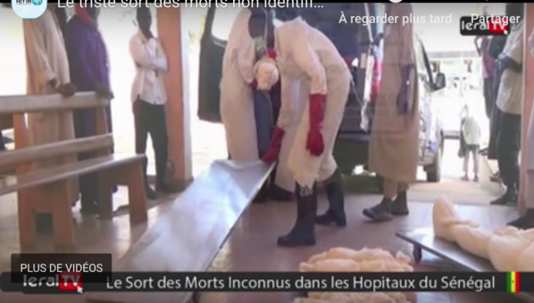 Le triste sort des morts non identifiés dans les hôpitaux du Sénégal Le triste sort des morts non identifiés dans les hôpitaux du Sénégal