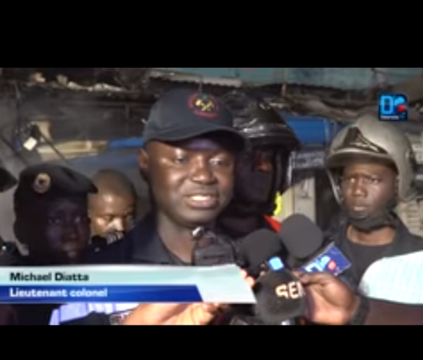 Bilan de l'incendie de Sandaga : Une personne incommodée par les fumées évacuée... Une vingtaine de cantines calcinées Bilan de l'incendie de Sandaga : Une personne incommodée par les fumées évacuée... Une vingtaine de cantines calcinées