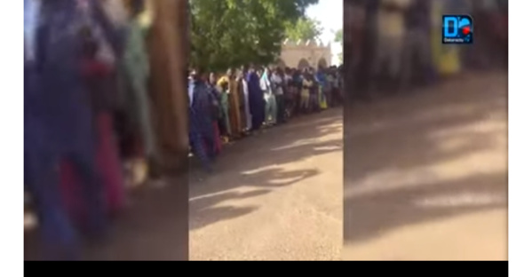 Tamba : Le vigile Malick Diop inconsolable à l’inhumation de Bineta Camara
