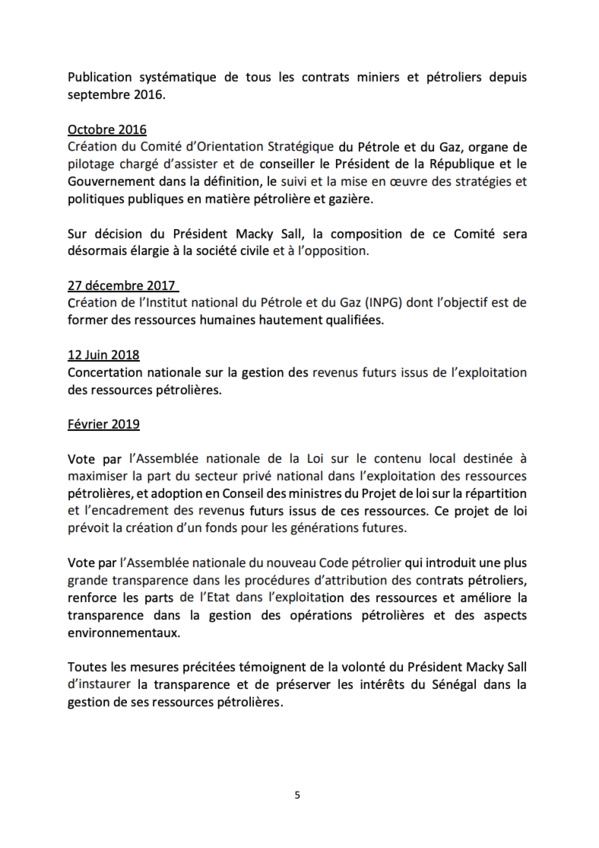 Voici en exclusivité le mémorandum du gouvernement Sénégalais sur le scandale à 10 milliards ! Voici en exclusivité le mémorandum du gouvernement Sénégalais sur le scandale à 10 milliards !