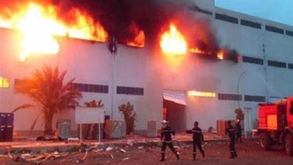 Rufisque: Incendie à l’usine de recyclage de plastiques de Keur Ndiaye Lô