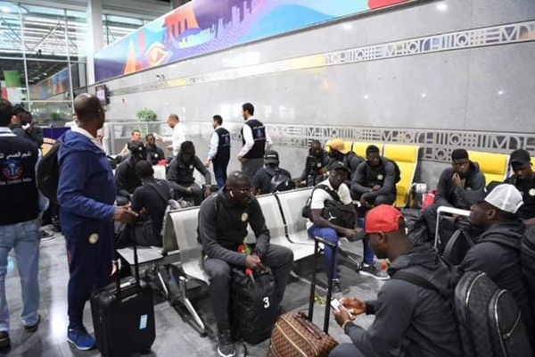 CAN 2019 : J-6     Voici l'arrivée des Lions du Sénégal en Egypte !