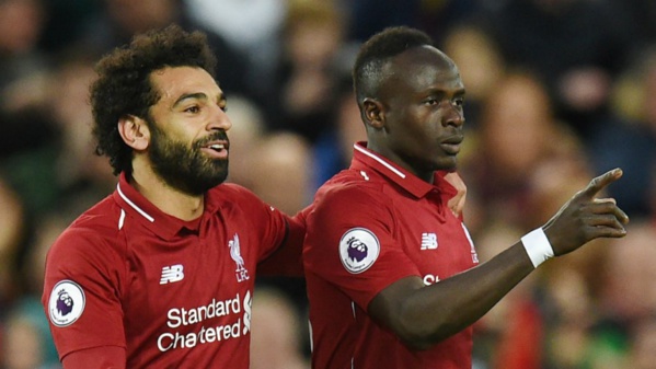 Deux des plus grandes stars du football africain, Mohamed Salah et Sadio Mané Deux des plus grandes stars du football africain, Mohamed Salah et Sadio Mané